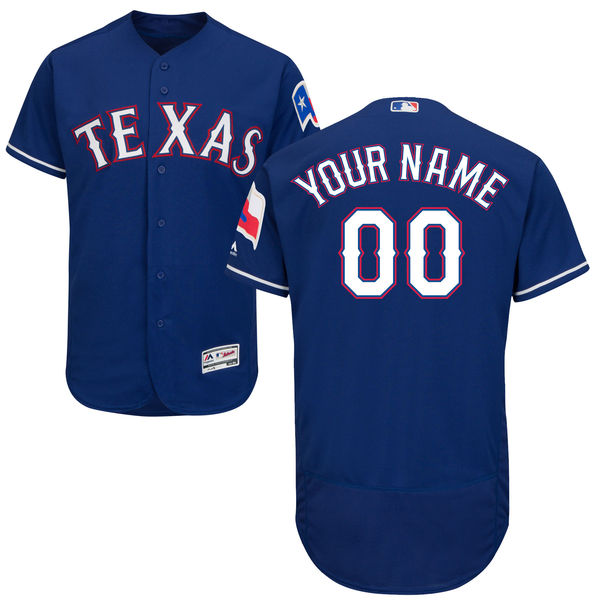 Men's Texas Rangers Flex Base Custom Jersey MLBC0032